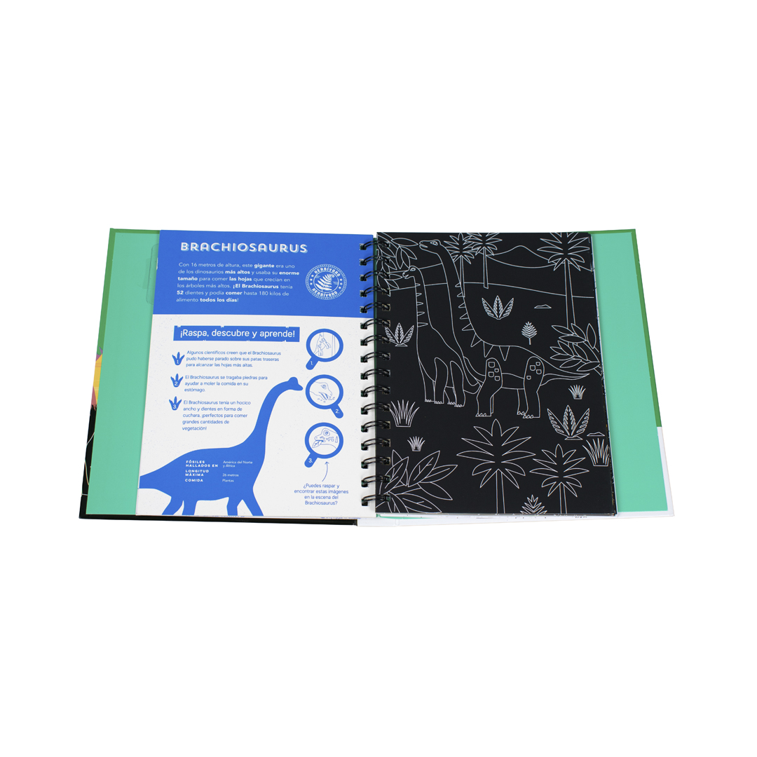 Raspa descubre y aprende dinosaurios