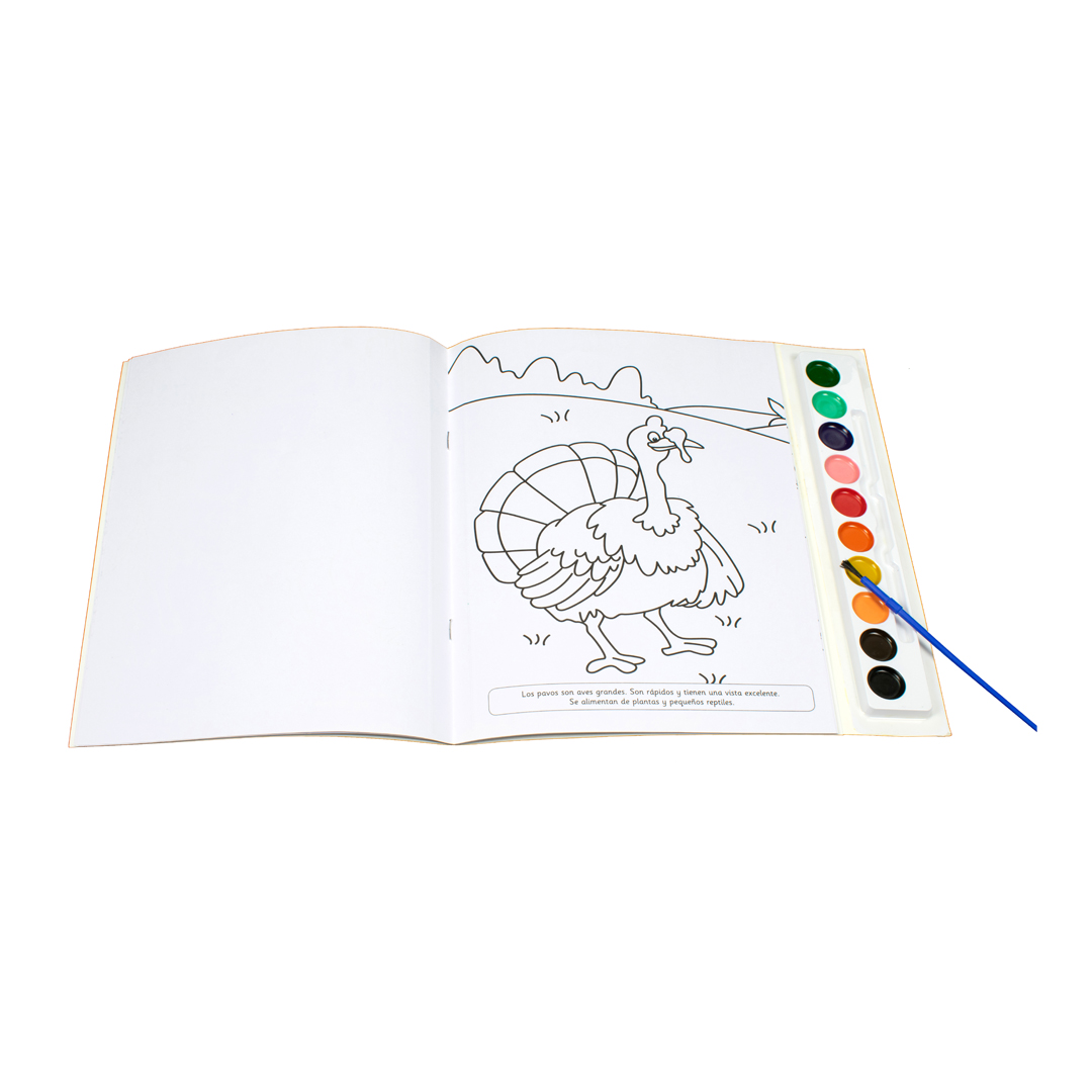 Animales de la granja libro para colorear