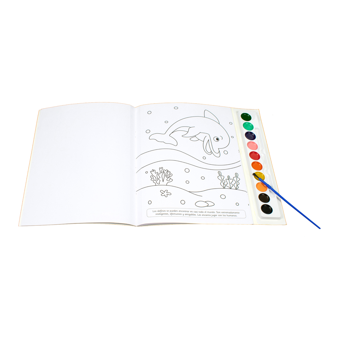 Animales del mar libro para colorear