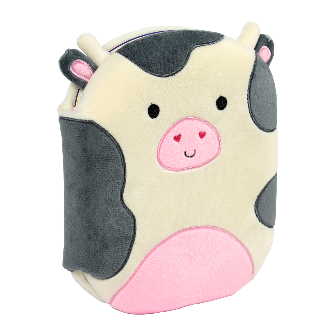 Tierno y abrazable vaca feliz
