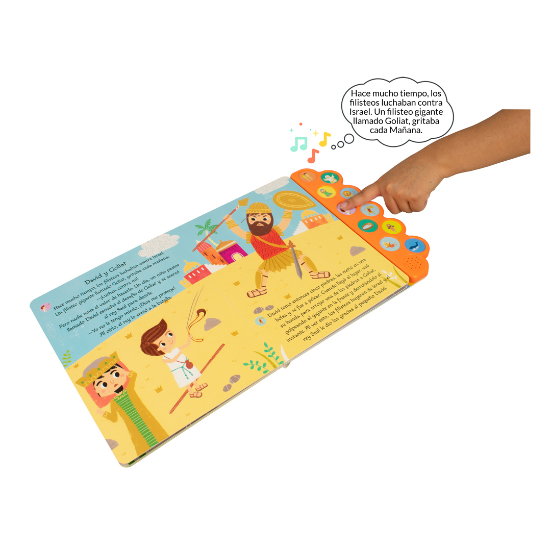 Historias de la biblia 10 botones con sonido