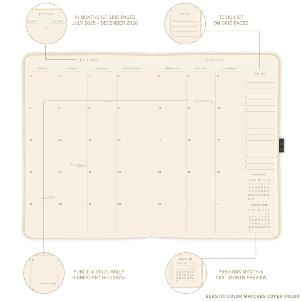 Planner Apollo Collection Blue PU803726