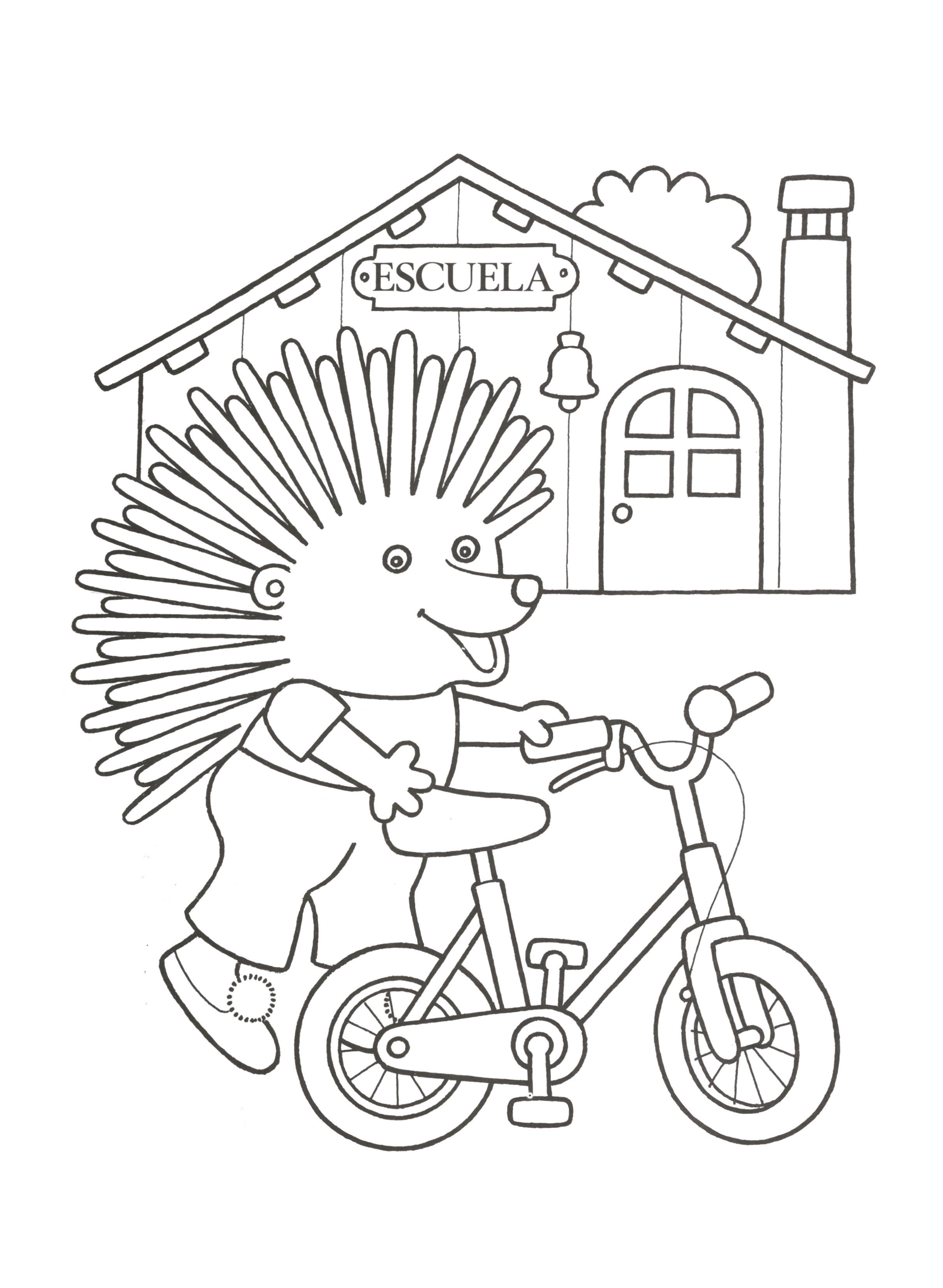 Yo coloreo con el erizo Pispus