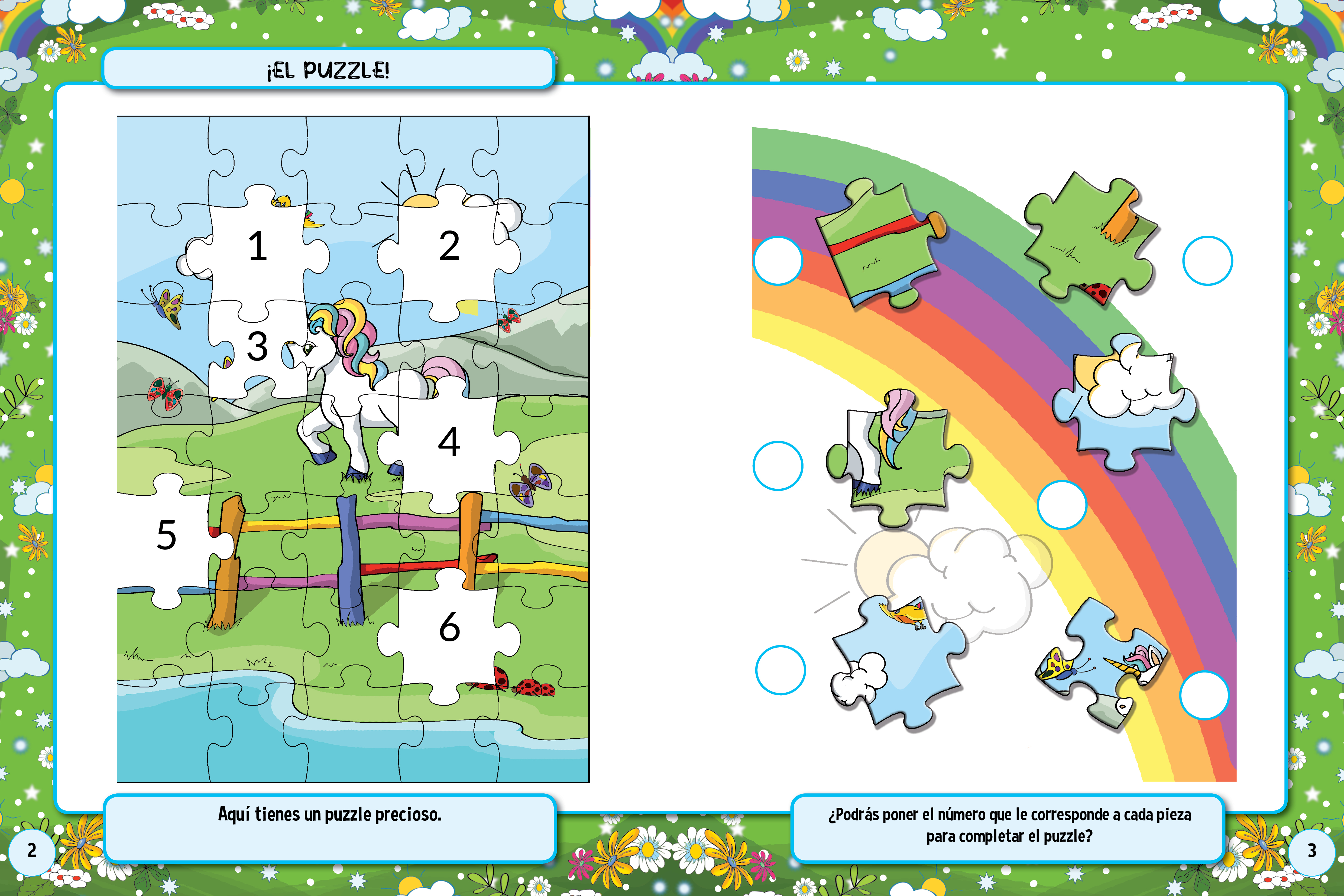 Juega y aprende actividades El pais de los unicornios
