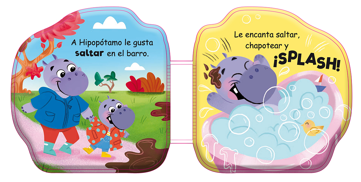 A bañarse hipopotamo