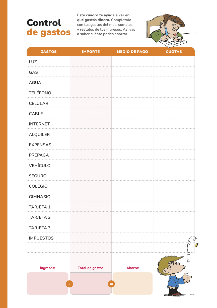 Agenda Mafalda 2026 dia por pagina