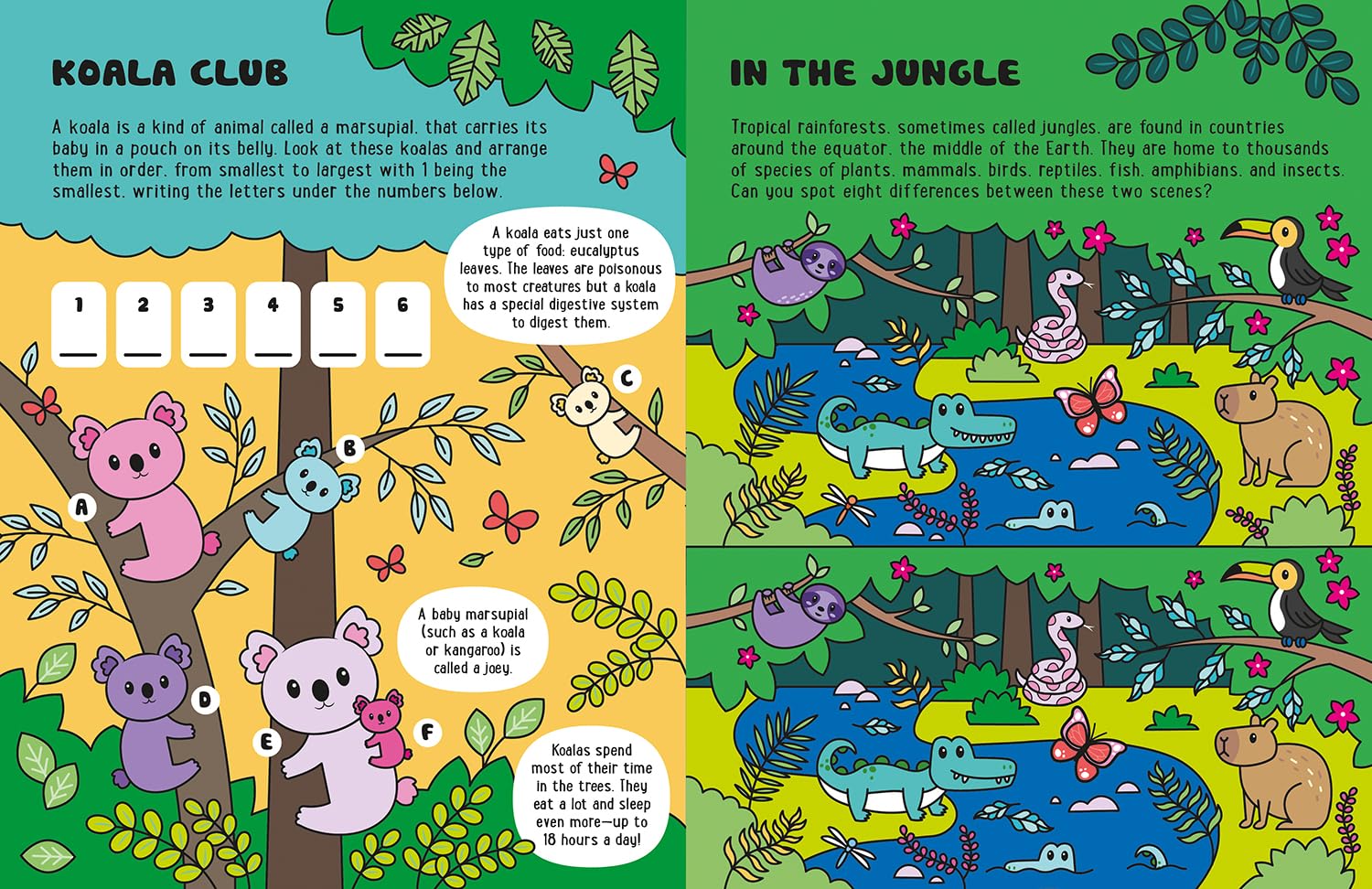Glow-in-the-Dark Animals Sticker Activity Book
