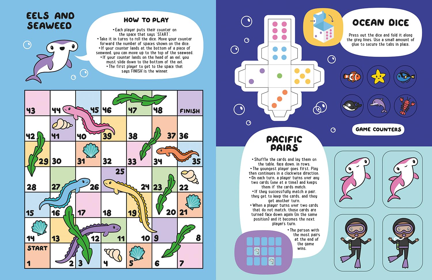 Glow-in-the-Dark Ocean Sticker Activity Book