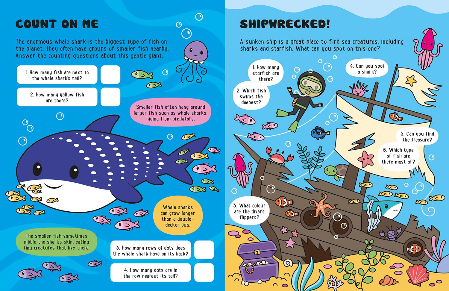 Glow-in-the-Dark Ocean Sticker Activity Book