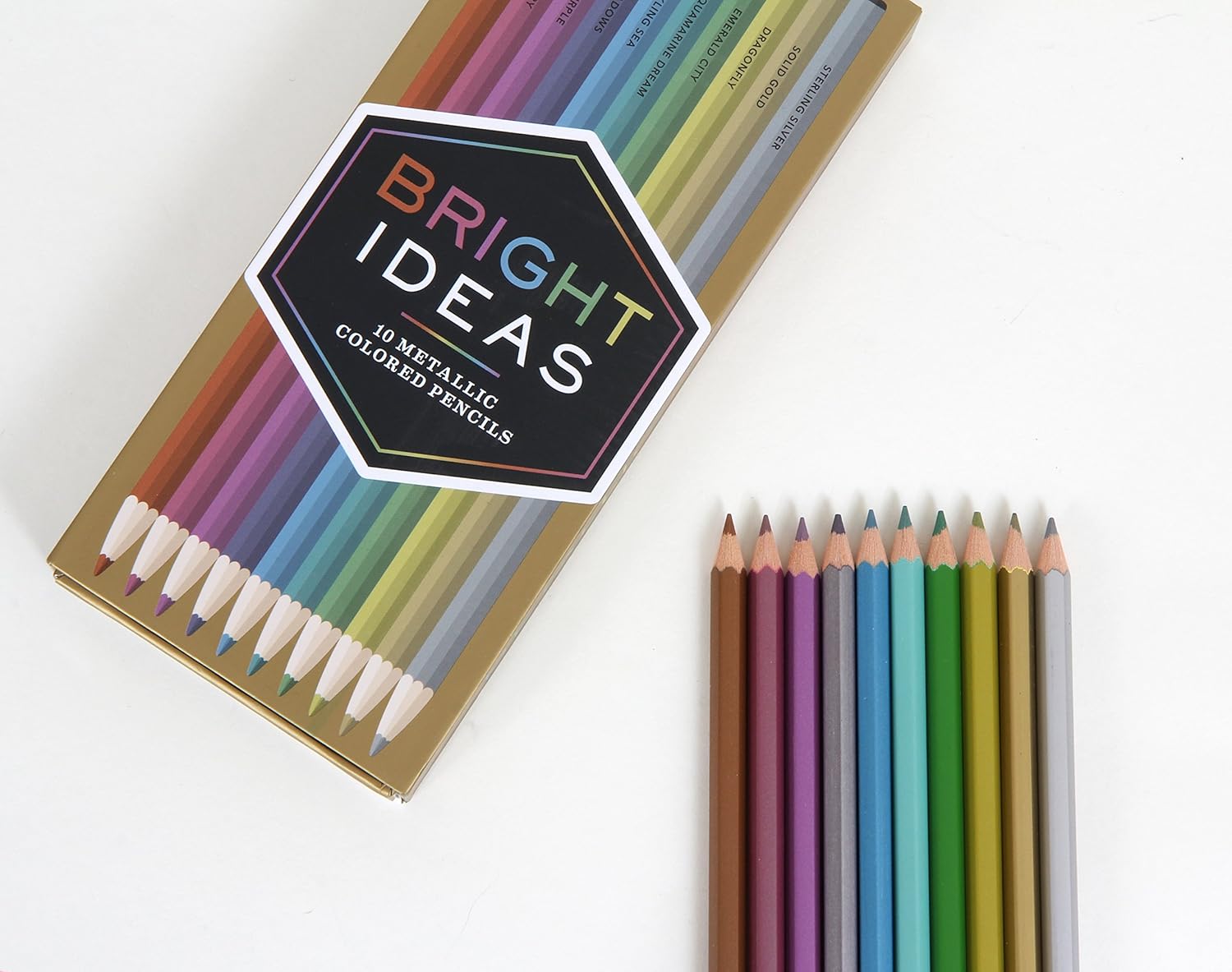 Brigt Ideas Metallic Colored Pencis