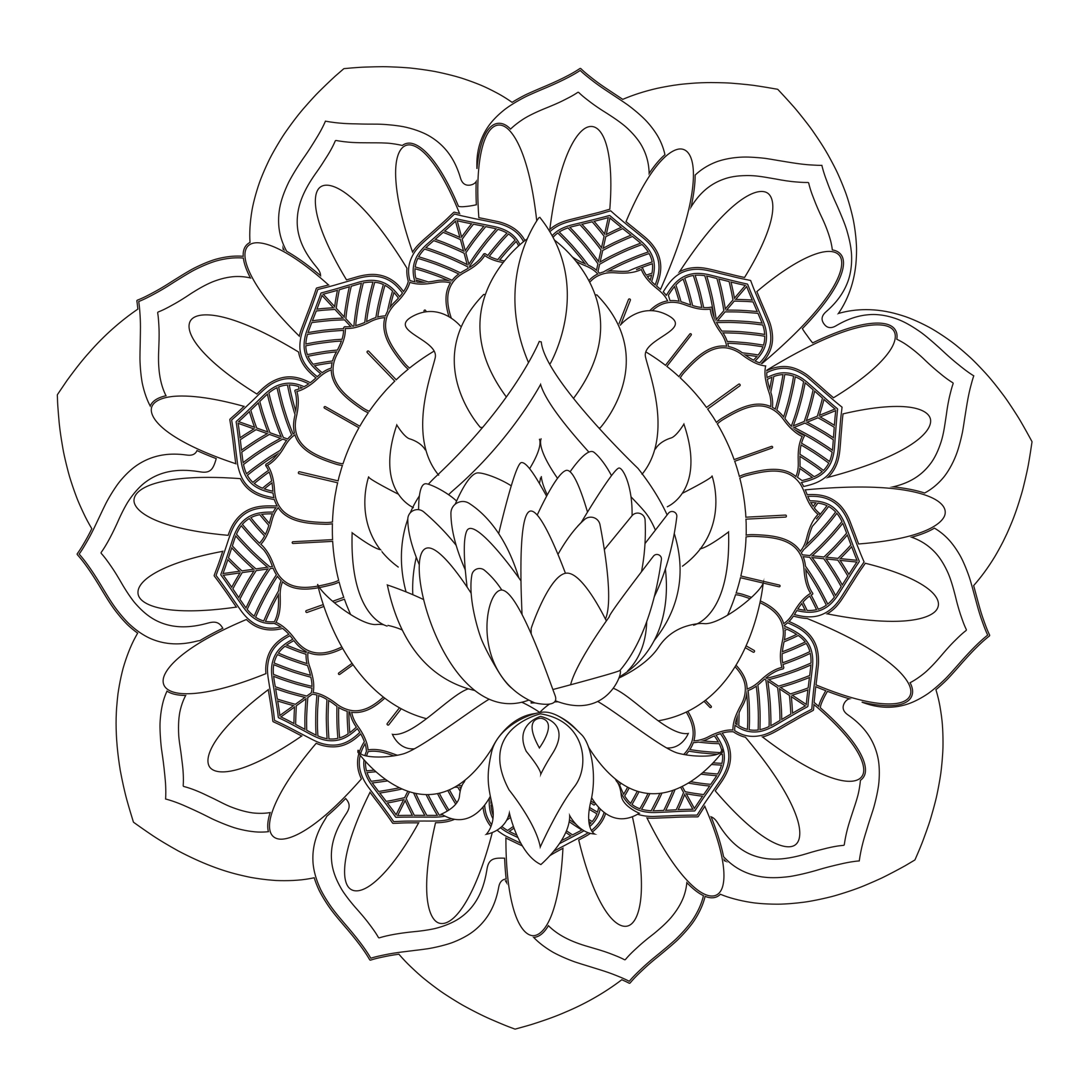 Mandalas florales