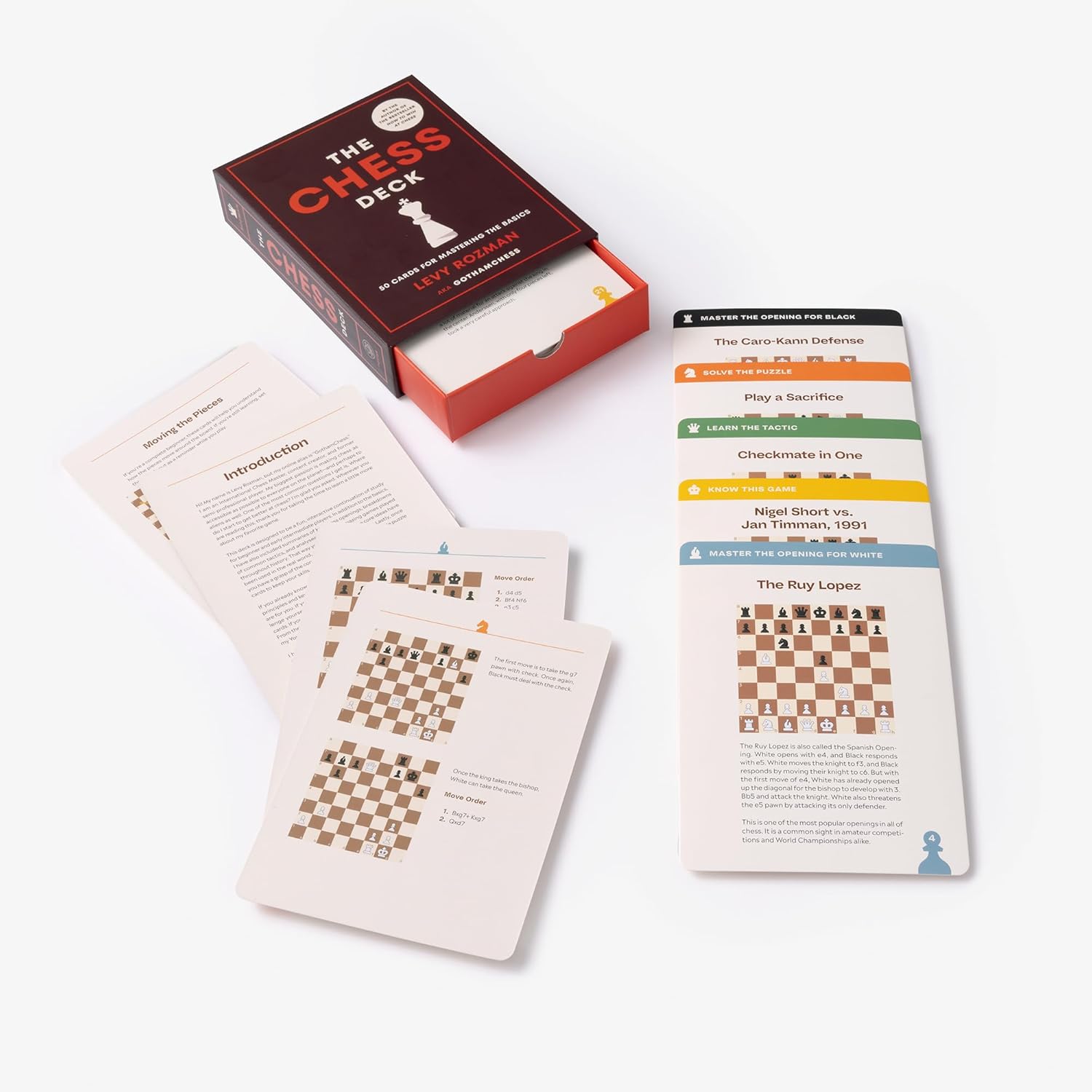 The Chess Deck 50 Cards for Mastering the Basics