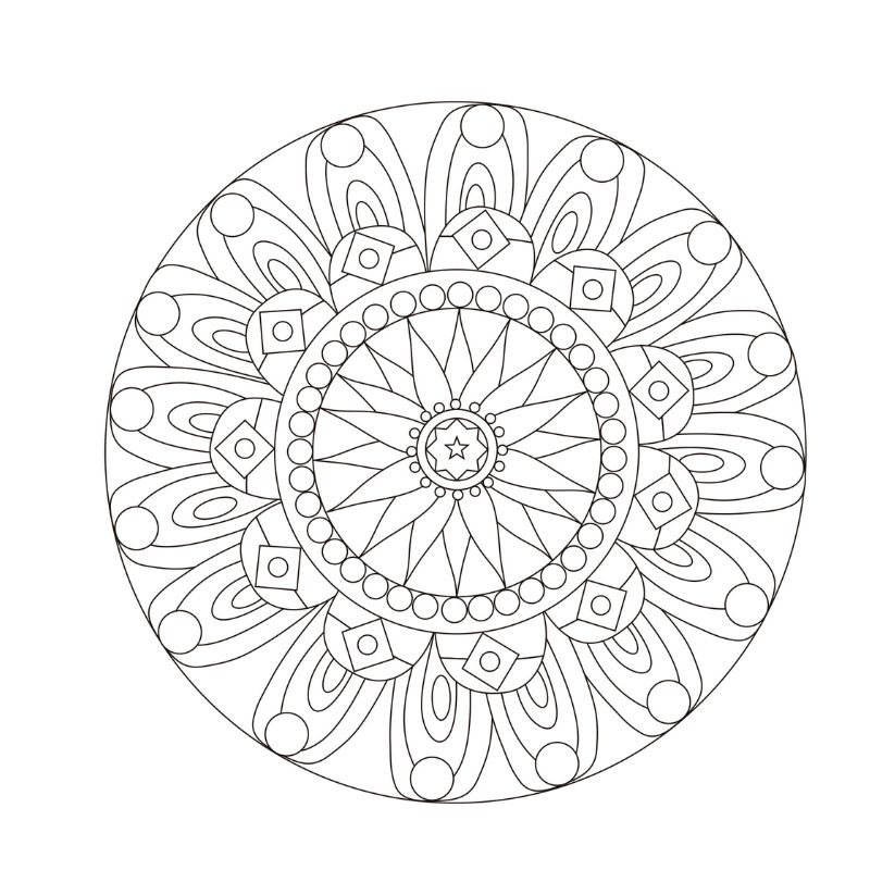 Mandalas de bolsillo 15 puntillado