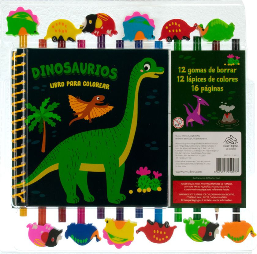 Libro para colorear dinosaurios