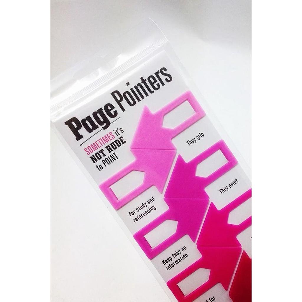 Page pointers pink