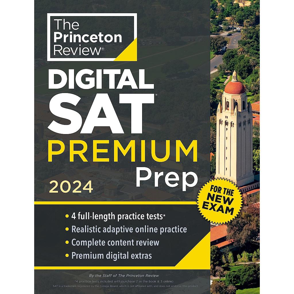 Princeton Review Digital SAT Premium Prep, 2024 METROMEDIA