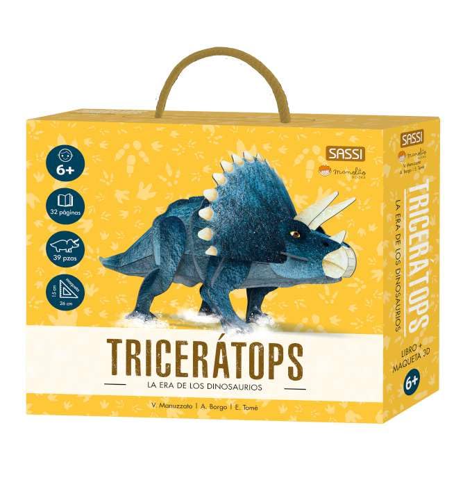 Triceratops - Libro con puzzle