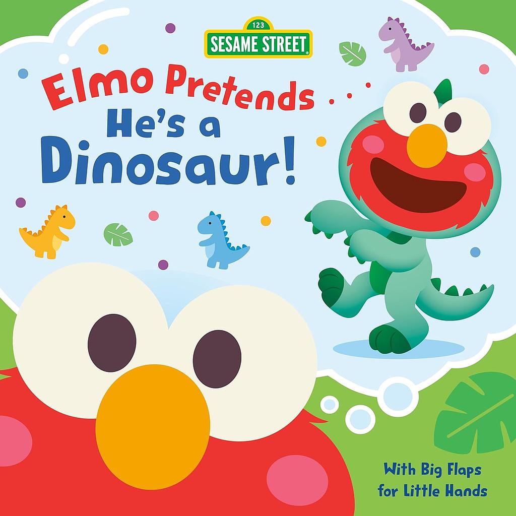 Elmo Pretends... He's a Dinosaur