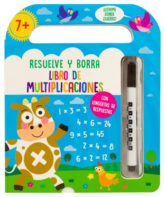 Resuelve y borra libro de multiplicaciones
