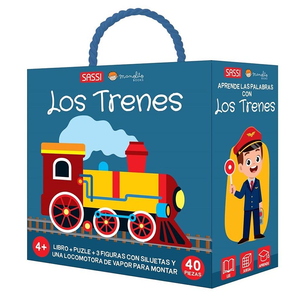 Trenes - Libro y Puzzle