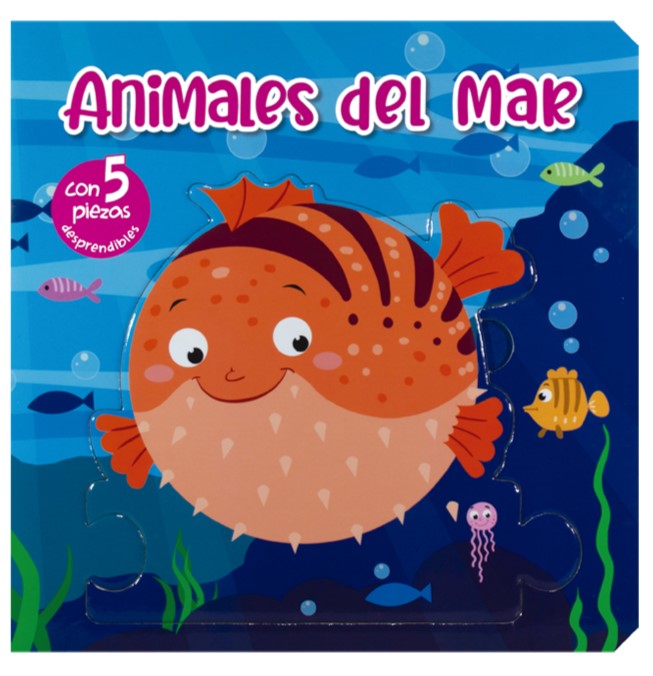 Libro de rompecabezas Animales del mar