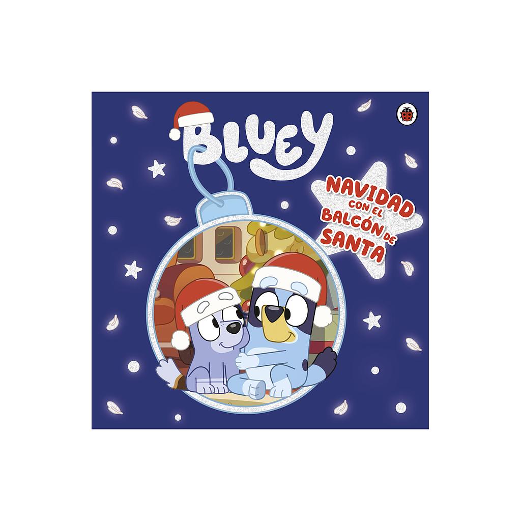 Bluey Navidad con el balcón de Santa