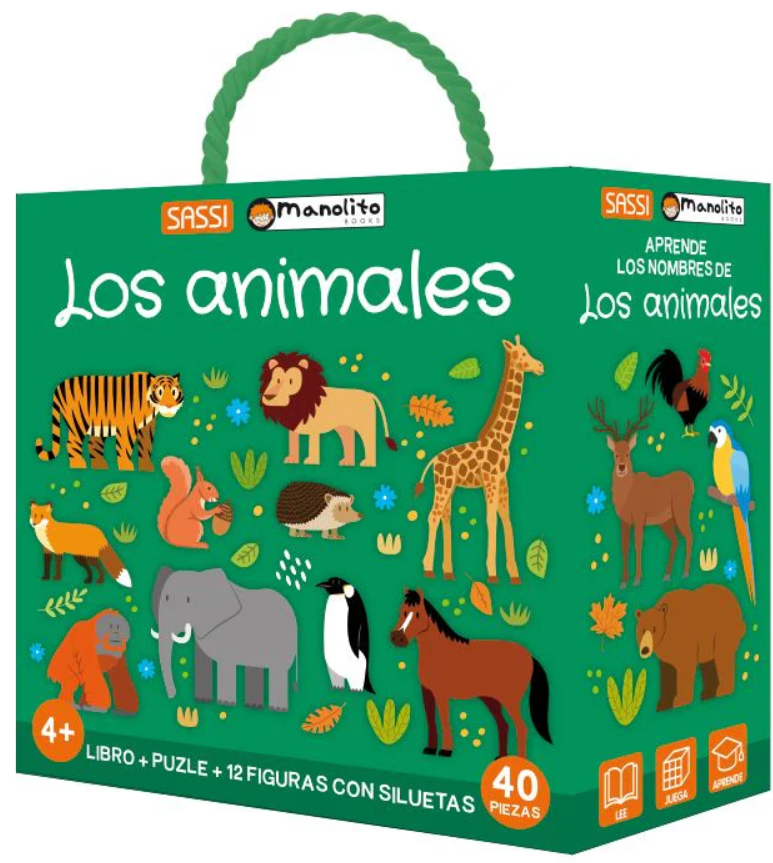 Los Animales Libro y Puzzle