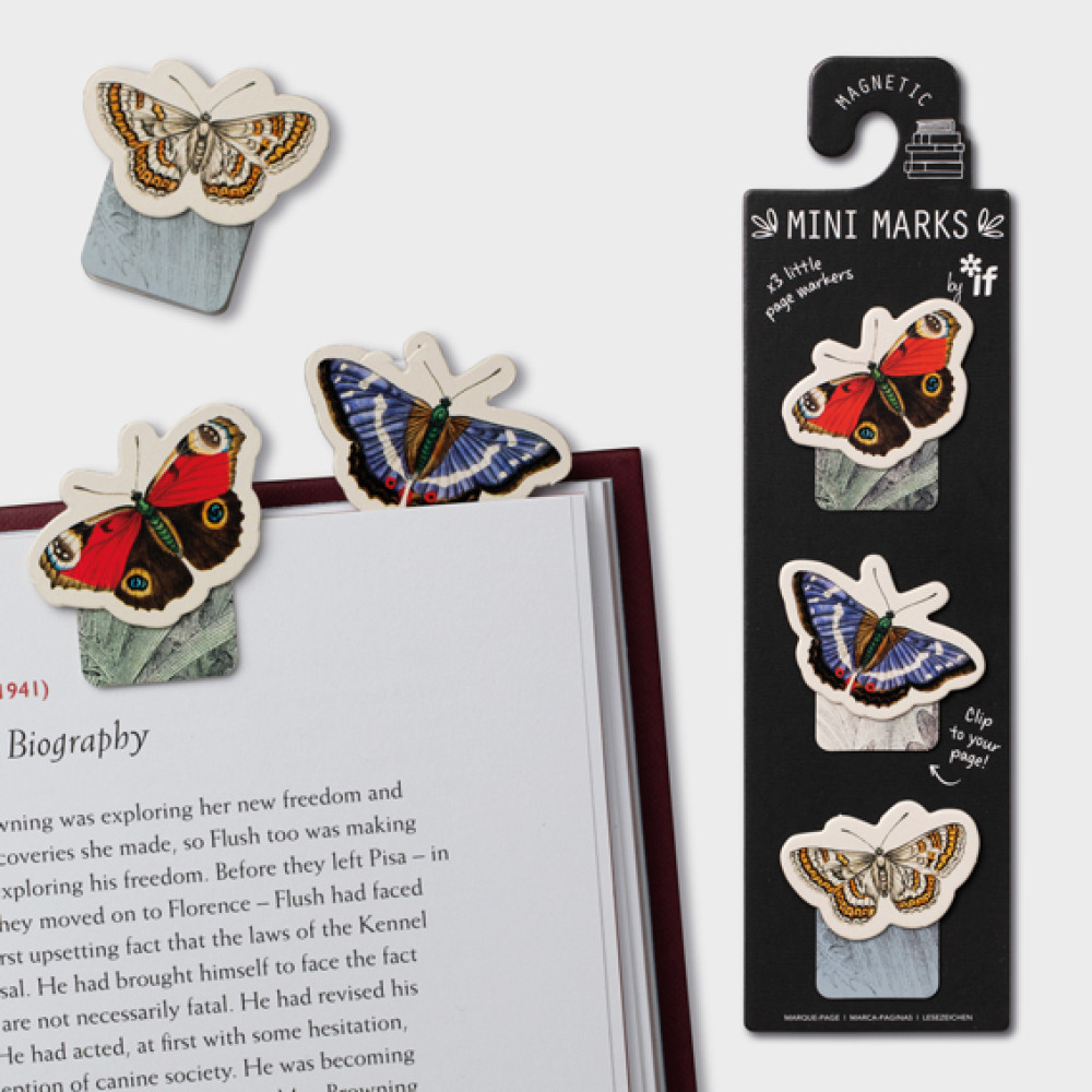 Bookmark Mini - Mark Magnetic Butterflies