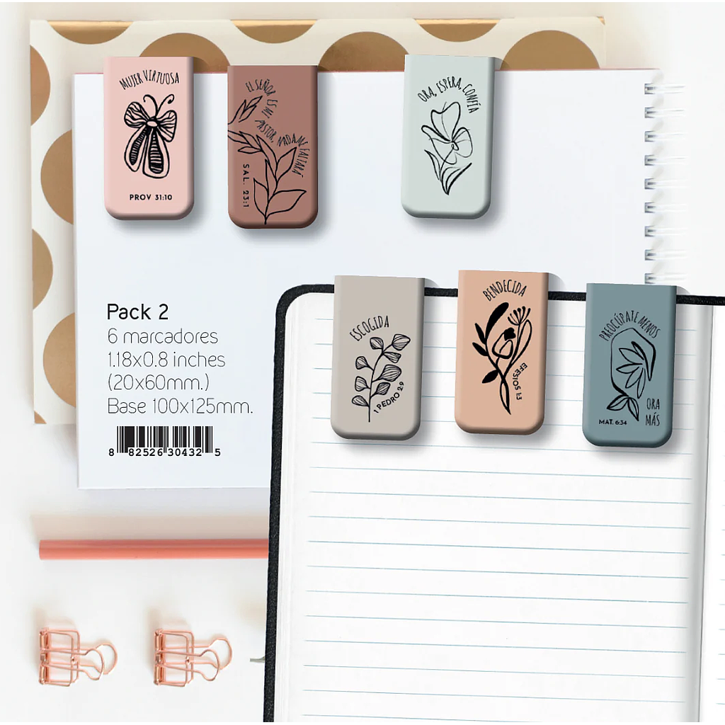 Pack Marcapaginas Magneticos 4325