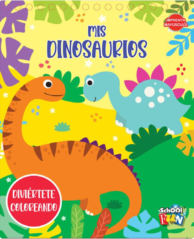 Mis dinosaurios - Divierte coloreando
