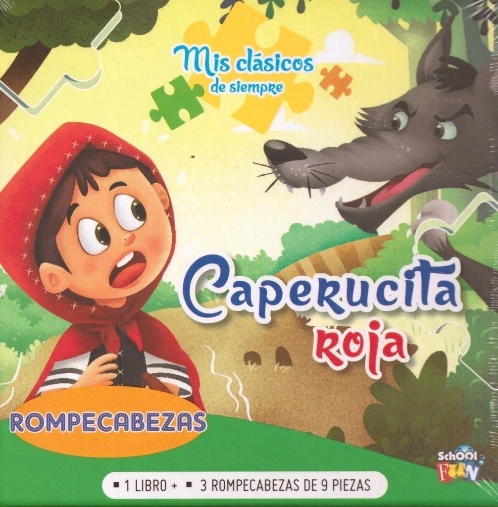 Caperucita Roja - Libro con rompecabezas