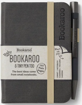 Bookaroo Notebook &amp; Pen Charcoal