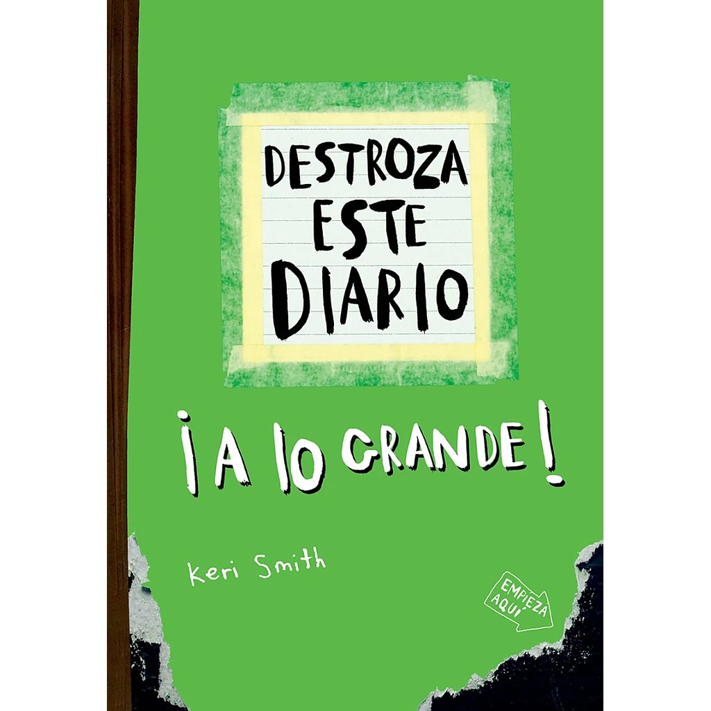 Destroza este diario. A lo grande - Verde fluor