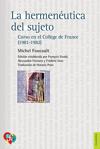 La hermeneutica del sujeto
