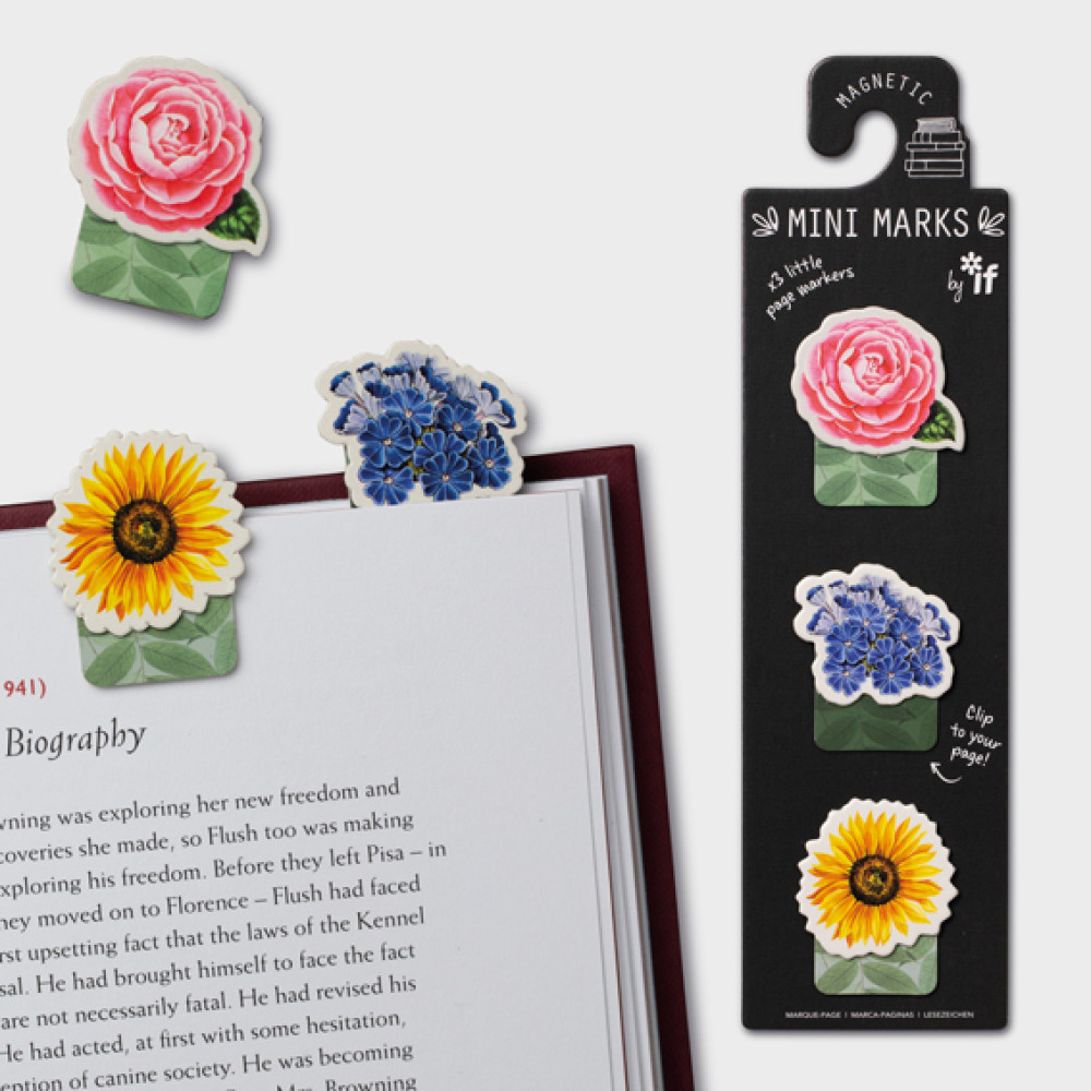 Bookmark Mini - Mark Magnetic Flowers