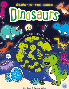 Glow-in-the-Dark Dinosaurs Sticker Activity Book