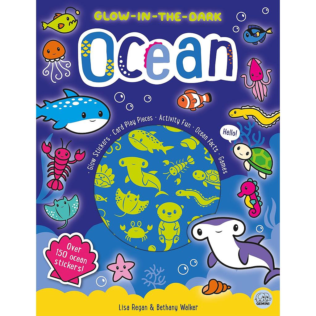 Glow-in-the-Dark Ocean Sticker Activity Book