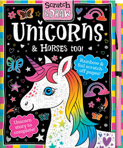 Scratch and Draw Unicorns &amp; Horses too