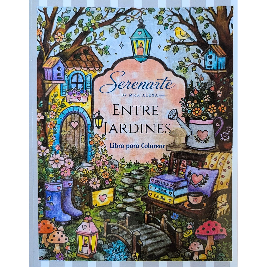 Entre jardines - Libro para colorear