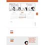 Agenda Mafalda 2026 Anillada Modulos Naranja