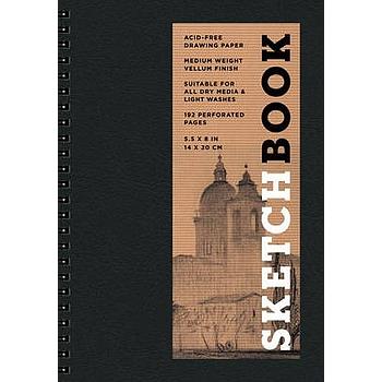 Sketchbook Basic Small Spiral Black