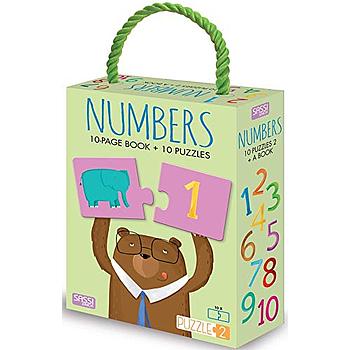 Los numeros - libro y puzzle