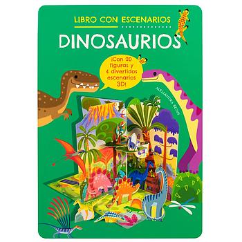 Libros con escenarios dinosaurios