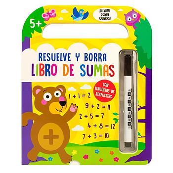 Resuelve y borra libro de sumas