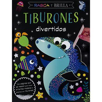 Rasca y brilla tiburones divertidos