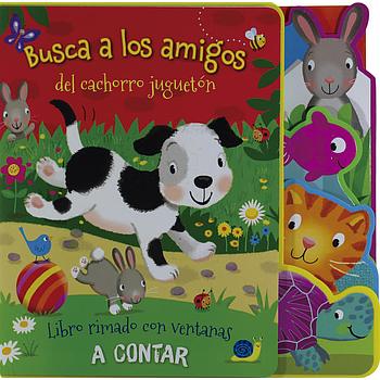 Busca a los amigos del cachorro jugueton