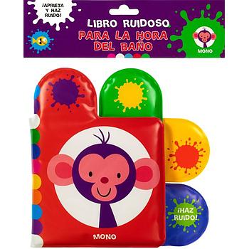Libro ruidoso para la hora del baño mono