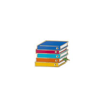 Emily Henry Book Stack Enamel Pin