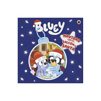 Bluey Navidad con el balcón de Santa