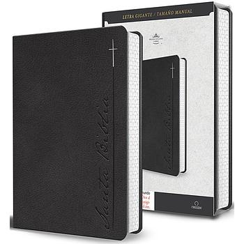 Biblia RVR 1960 Letra gigante, simil piel, gris